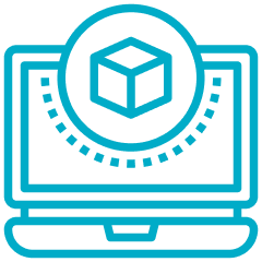 Asset Onboarding icon blue